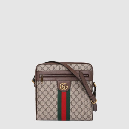 구찌 남성 GG 수프림 미디움 메신저백 - Gucci Mens GG Supreme Medium Messenger Bag - gub11869x