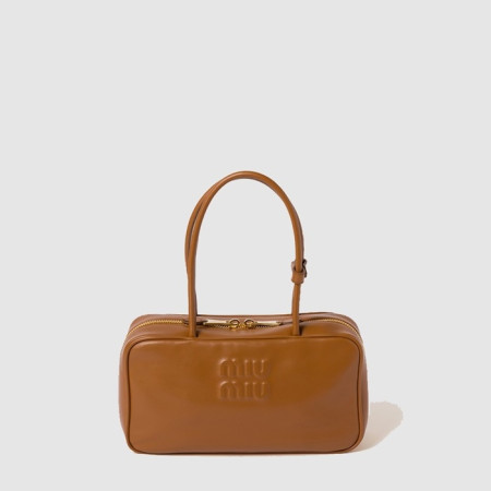 미우미우 여성 보 가죽 탑 핸들 백 - Miumiu Womens top handle bag - mib12008x