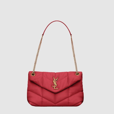 입생로랑 여성 루루 푸퍼 퀄팅 스몰 체인백 - Saint Laurent Womens Loulou Puffer Bag - ysb12054x