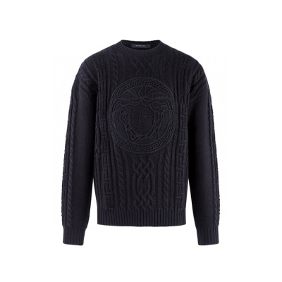 베르사체 남성 라운드 니트 - Versace Mens Round Knitwear - vec9691x