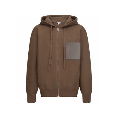 로에베 남성 집업 후드티 - Loewe Mens Zip-up Hoodie - loc9698x