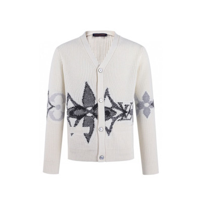 루이비통 남성 브이넥 가디건 - Louis vuitton Mens V-neck Cardigan - lvc9705x