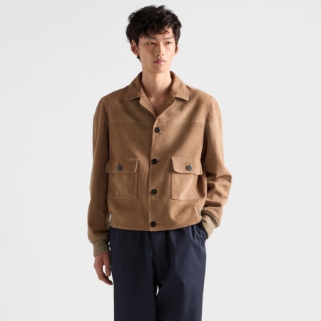 프라다 남성 가죽 자켓 - Prada Mens Leather Jacket - prc9729x