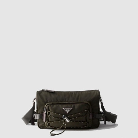 프라다 남성 스피드록 리나일론 가죽 숄더백 2VH192 - Prada Mens Speedlock Re-Nylon Leather Shoulder Bag - prb12126x