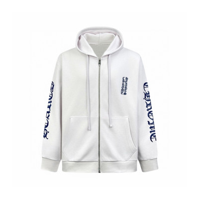 크롬하츠 남성 집업 후디 - Chrom hearts Mens Zip-up Hooded - chc9735x