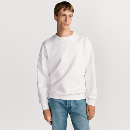 디올 남성 라운드 기모 맨투맨 - Dior Mens Round Tshirt - dic9738x