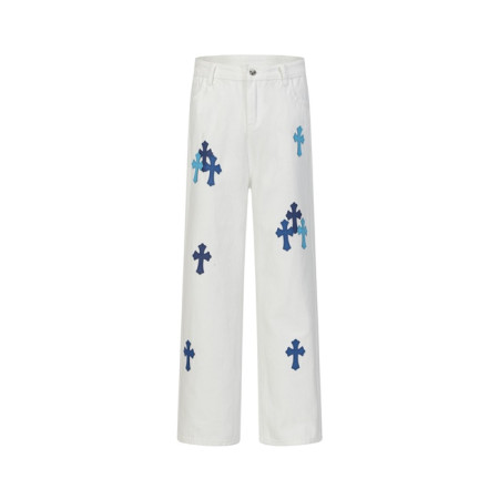 크롬하츠 남성 클래식 청바지 - Chrom Hearts Mens Classic Jeans - chc12145x