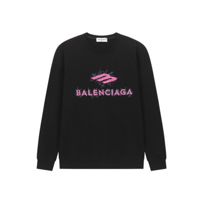 발렌시아가 남성 라운드 긴팔티 - Balenciaga Mens Round Tshirt - bac12174x