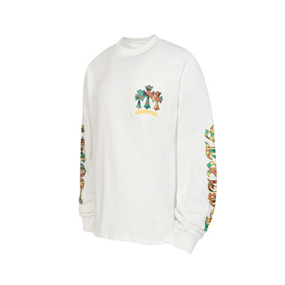 크롬하츠 남성 라운드 긴팔티 - Chrome Hearts Mens Round Tshirt - chc12214x