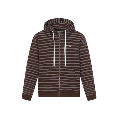 미우미우 남성 집업 후드티 - Miumiu Mens Zip-up Hoodie - mic12240x