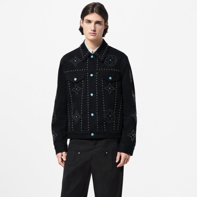 루이비통 남성 가죽 재킷 - Louis vuitton Mens Leather Jacket - lvc12250x