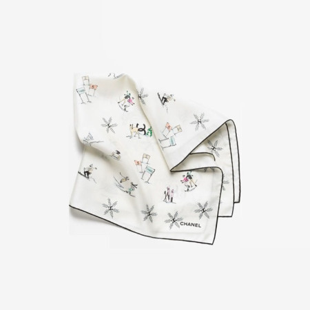 샤넬 여성 스퀘어 스카프 - Chanel Womens Square Scarf - acc6161x