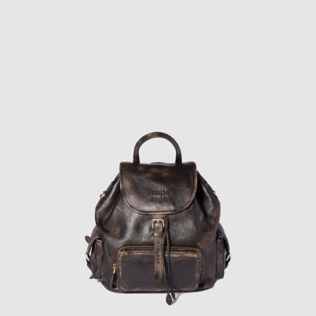 미우미우 여성 가죽 백팩 - MiuMiu Womens Leather Backpack - mib12164x