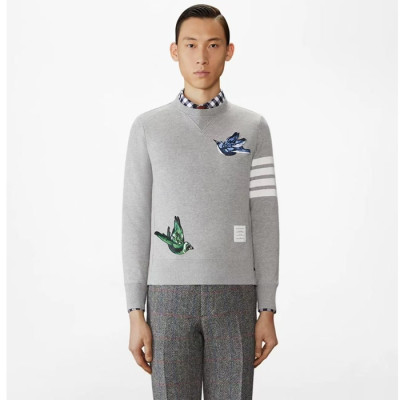 톰브라운 남성 라운드 맨투맨 - Thom Browne Mens Round Tshirts - thc12290x