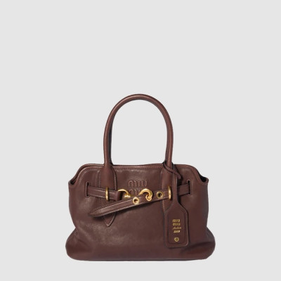 미우미우 여성 아방뛰르 나파 가죽 백 - Miumiu Womens Avanture Nappa Leather Bag - mib12145x