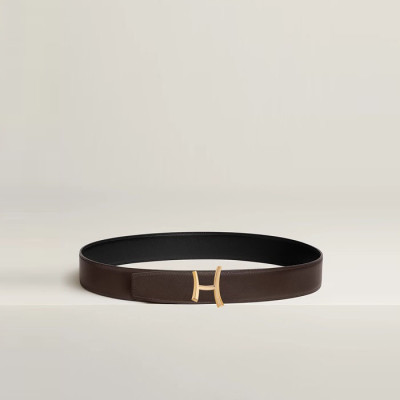 에르메스 남성 S Script 버클 리버서블 벨트 - Hermes Mens S Script Buckle Reversible Belt - bel422x