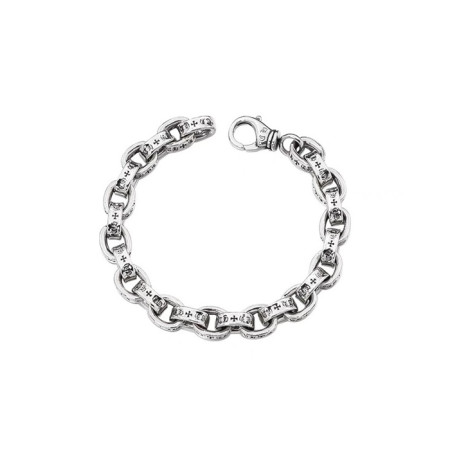 크롬하츠 남/녀 실버 팔찌 - Chrome Hearts Unisex Silver Bangle - acc6195x