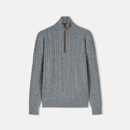 로로피아나 남성 집업 스웨터 - Loro Piana Mens Zip-up Sweater - lpc12331x