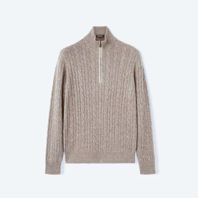 로로피아나 남성 집업 스웨터 - Loro Piana Mens Zip-up Sweater - lpc12333x