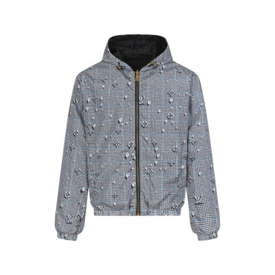 루이비통 남성 양면 후드 자켓 - Louis vuitton Mens Reversible Hood Jacket - lvc12463x