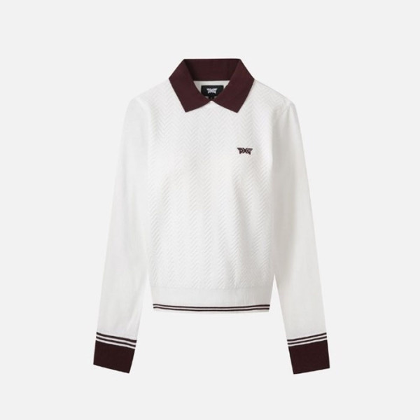 PXG 여성 칼라 포인트 스웨터 - gol1908x