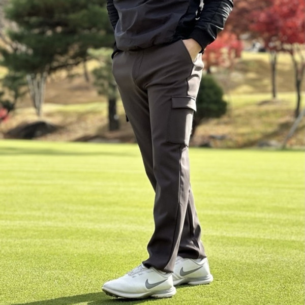 PXG 남성 윈터 텍스처 본디드 카고 팬츠 - gol1926x