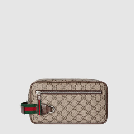 구찌 남/녀 미디엄 GG 코스메틱 케이스 - Gucci Unisex Medium GG Cosmetic Case - gub12611x