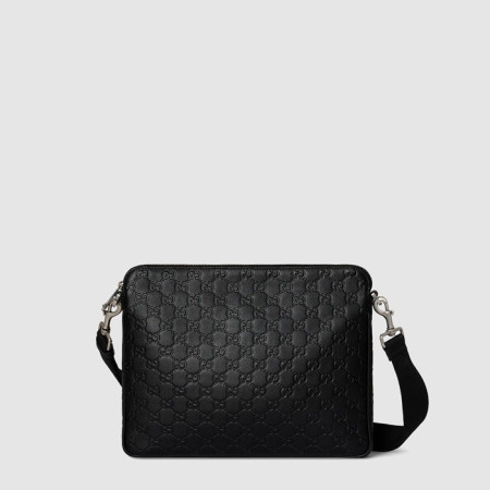 구찌 남성 GG 엠블럼 미디엄 크로스백 - Gucci Mens GG Emblem Medium Crossbody Bag - gub12613x