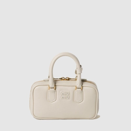 미우미우 여성 아르카디 가죽 미니 백 - Miumiu Womens Arcadi Leather Mini Bag - mib12645x