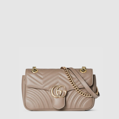 구찌 여성 GG 마몽 스몰 숄더백 - Gucci Womens GG Marmont Small Shoulder Bag - gub12658x
