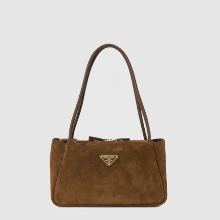 프라다 여성 미디엄 스웨이드 숄더백 1BA444 - Prada Womens Medium Suede Shoulder Bag - prb12706x