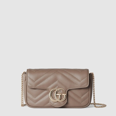 구찌 여성 GG 마몽 수퍼 미니백 - Gucci Womens GG Marmont Super Mini Bag - gub12707x