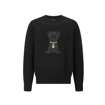 펜디 남성 라운드 스웨터 - Fendi Mens Round Sweater - fec12539x