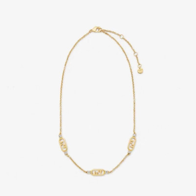 펜디 여성 골드 네크리스 - Fendi Womens Gold Necklace - acc6301x