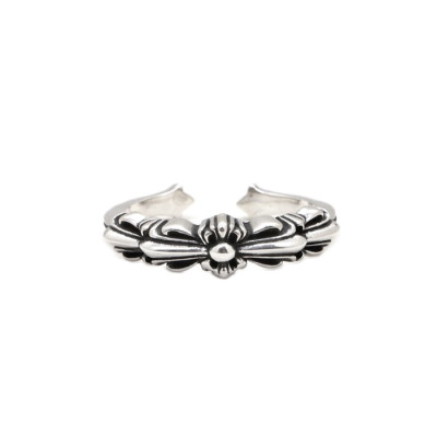 크롬하츠 남/녀 실버 반지 - Chrome Hearts Unisex Silver Ring - acc6360x