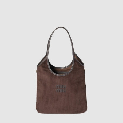 미우미우 여성 아이비 코듀로이 백 - Miumiu Womens Ivy Corduroy Bag - mib12721x