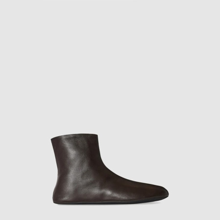 더 로우 여성 Stella 가죽 시어링 부츠 - The Row Womens Stella Leather Shearling Boots - ths8779x