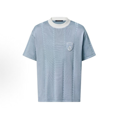 루이비통 남성 라운드 반팔 티셔츠 - Louis vuitton Mens Round Tshirt - lvc12646x