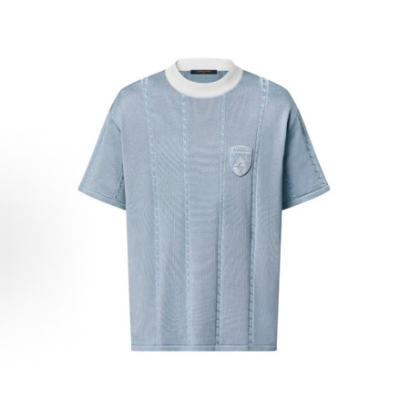 루이비통 남성 라운드 반팔 티셔츠 - Louis vuitton Mens Round Tshirt - lvc12646x