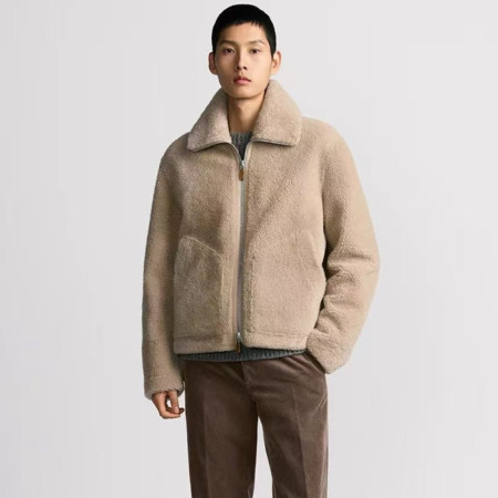 디올 남성 가죽 자켓 - Dior Mens Leather Jacket - dic12656x