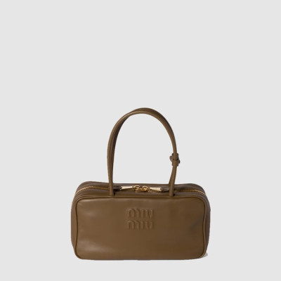 미우미우 여성 보 가죽 탑 핸들 백 - Miumiu Womens top handle bag - mib13125x